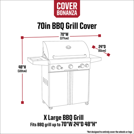 Classic Accessories 70" Grill Cover 56-398-050401-RT